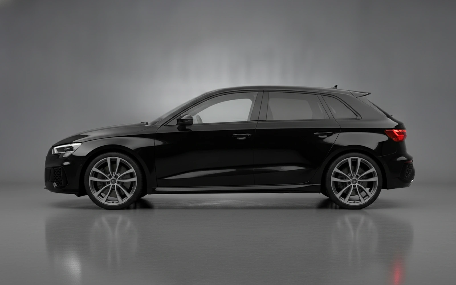 Audi Rs3 Black 2023 — exterior rear view