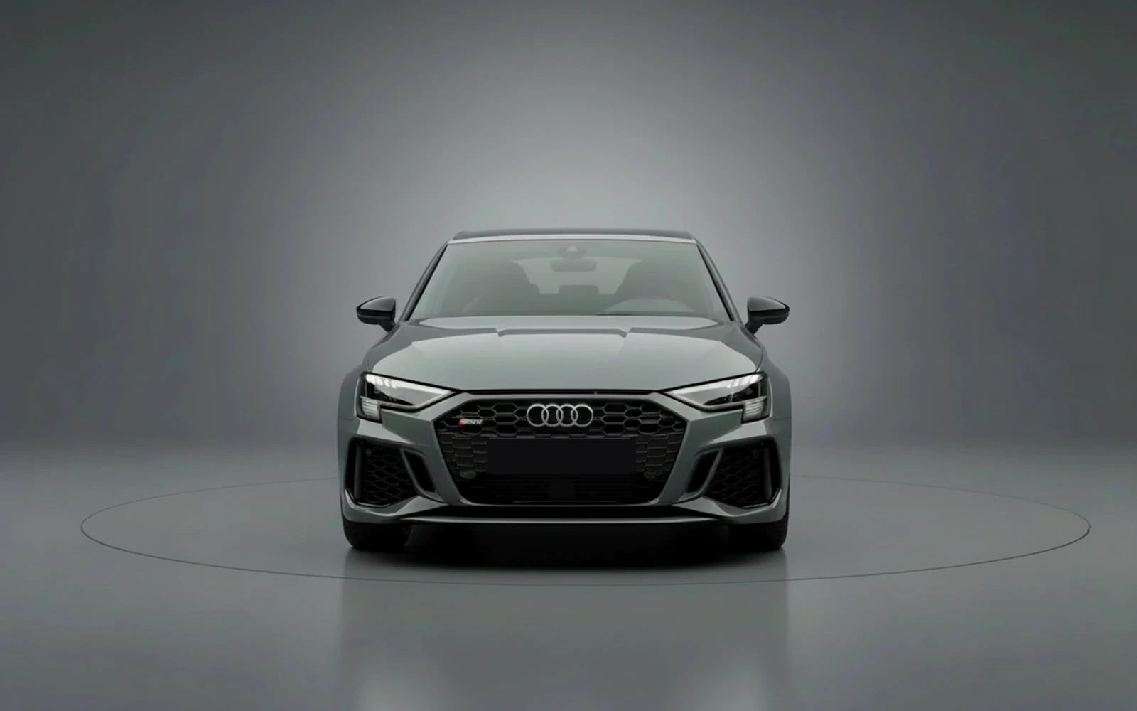 Audi Rs3 Grey 2024 — exterior side view