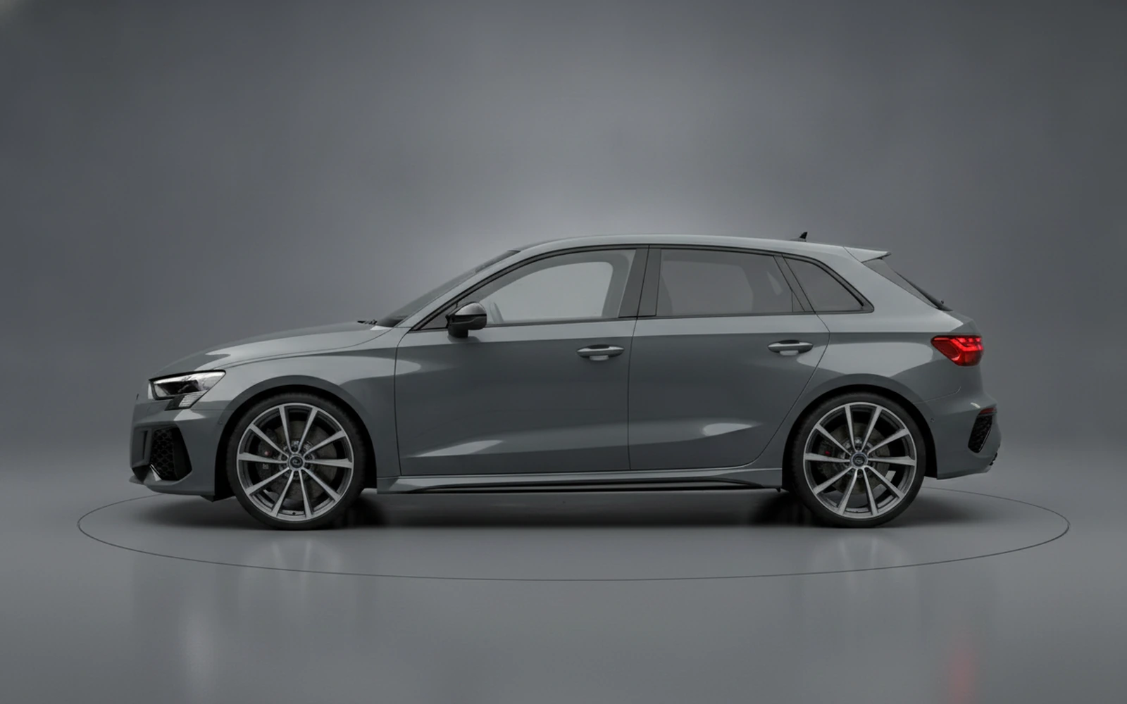 Audi Rs3 Grey 2024 — exterior rear view
