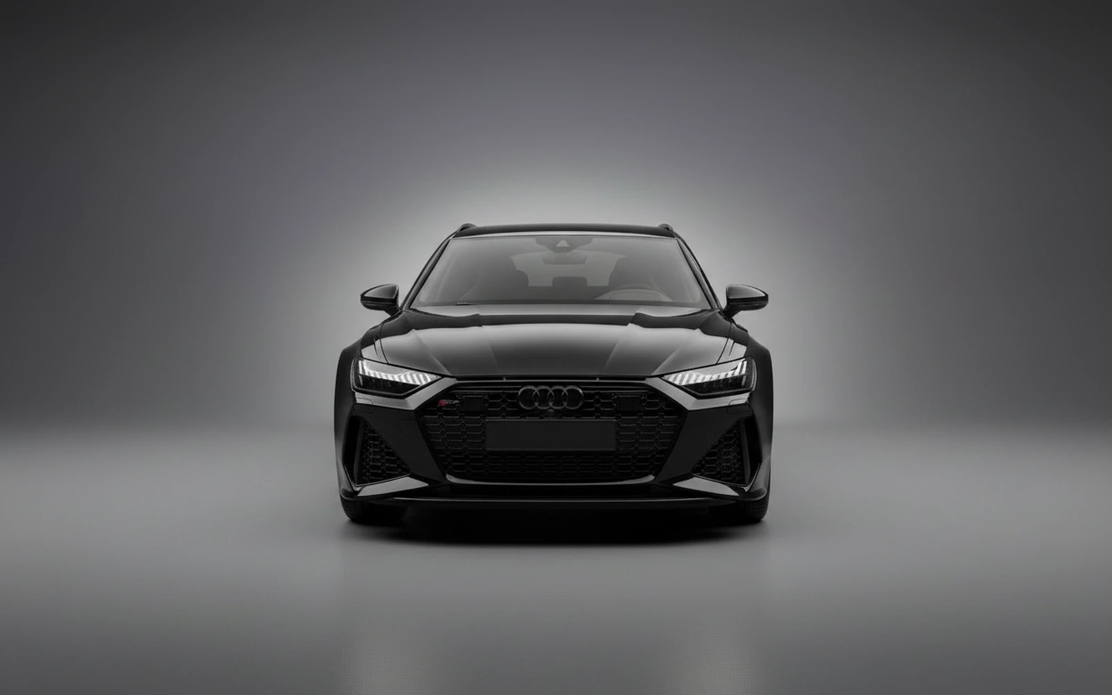 Audi RS6 Negro 2023 — exterior side view