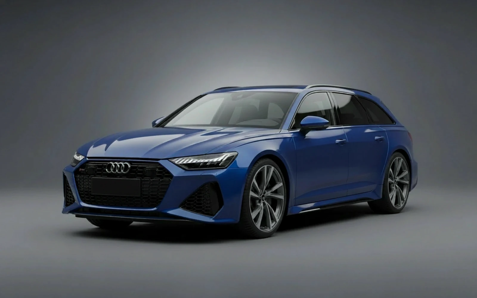 Audi Rs6 Blue 2023 for rent in Miami — exterior photo