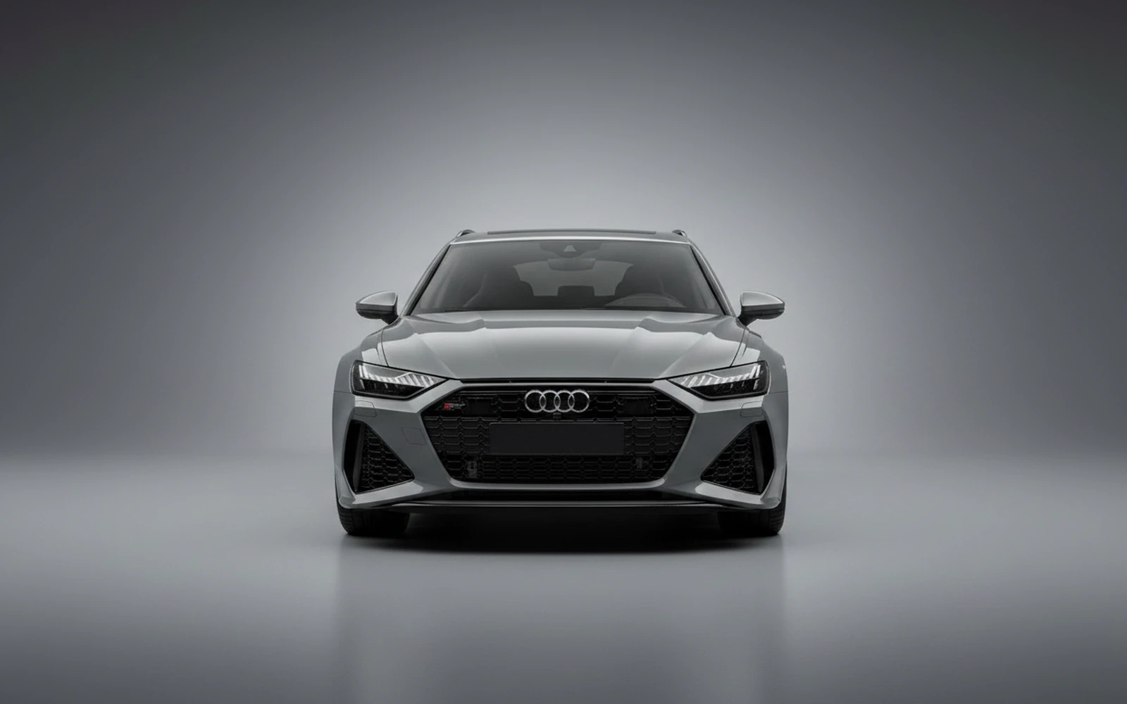Audi RS6 Grey 2023 — exterior side view