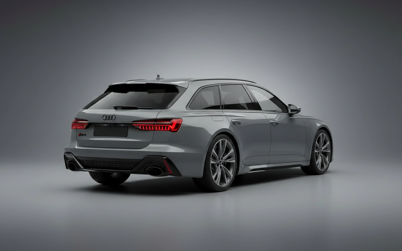 Audi RS6 Grey 2023 — interior dashboard
