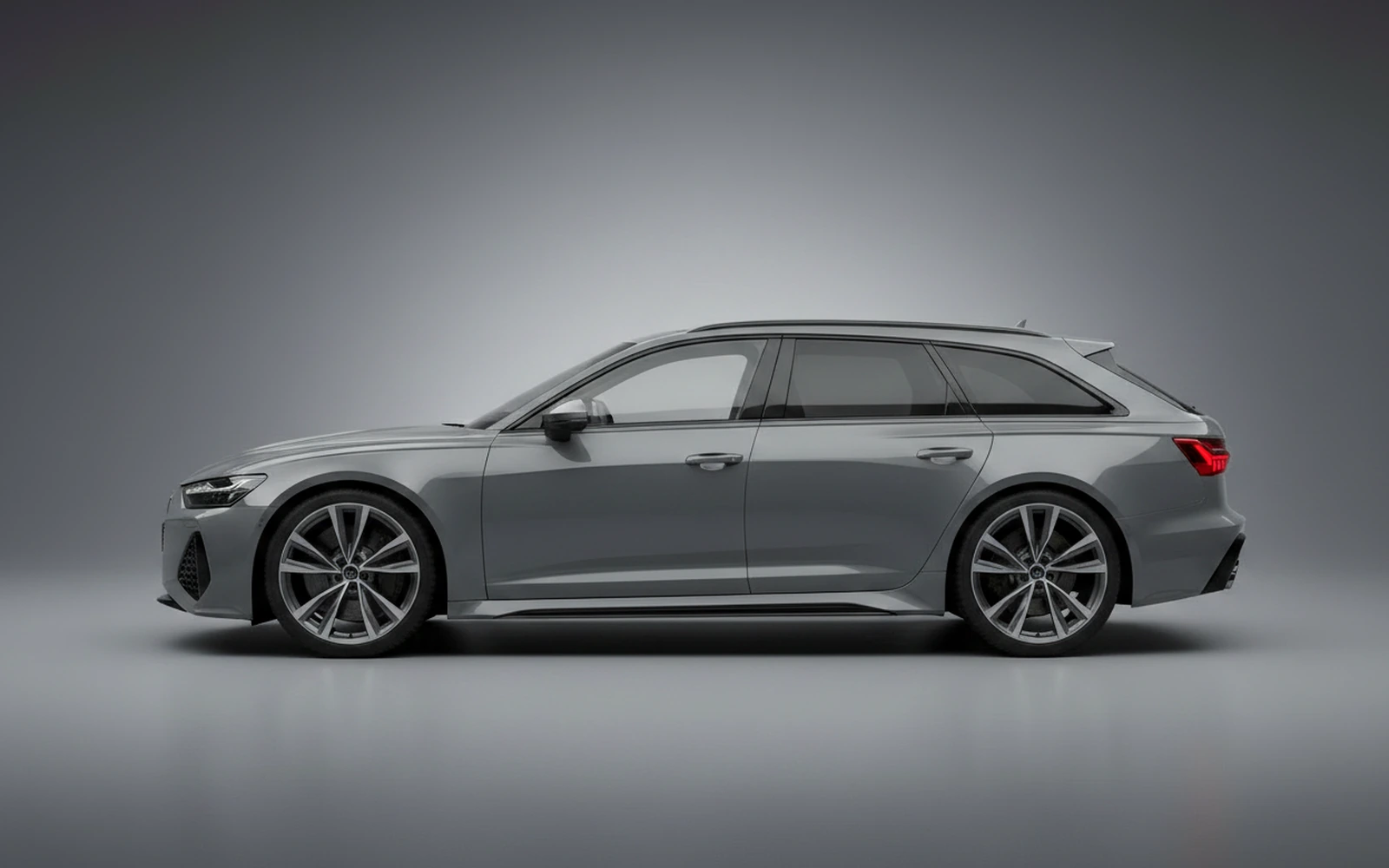 Audi RS6 Grey 2023 — exterior rear view