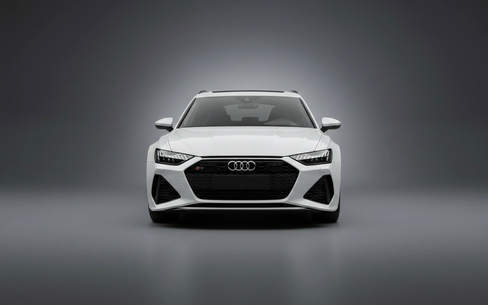 Audi RS6 Blanco 2023 — exterior side view