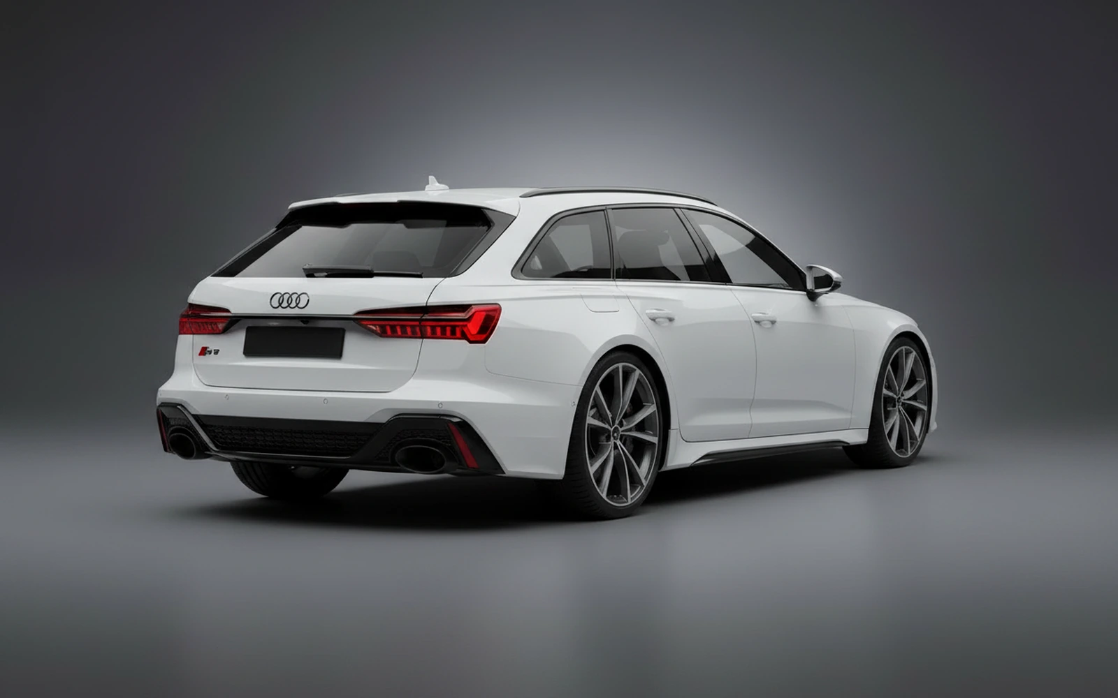 Audi RS6 Blanco 2023 — interior dashboard