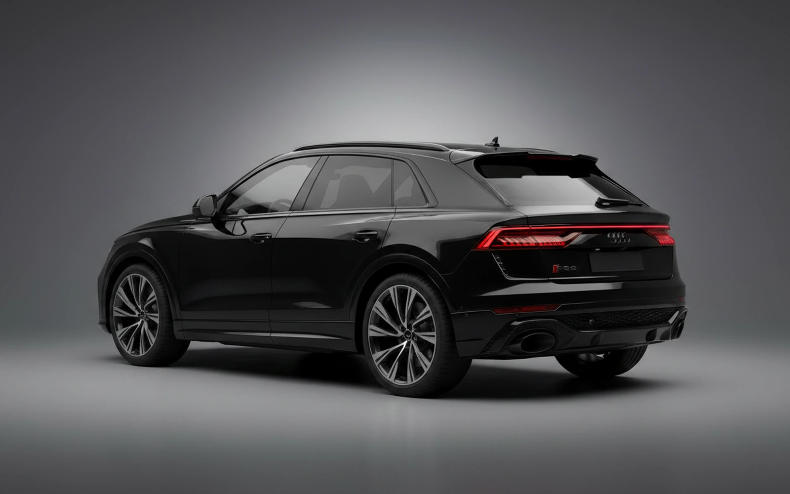 Audi RSQ8 Black 2023 — interior dashboard