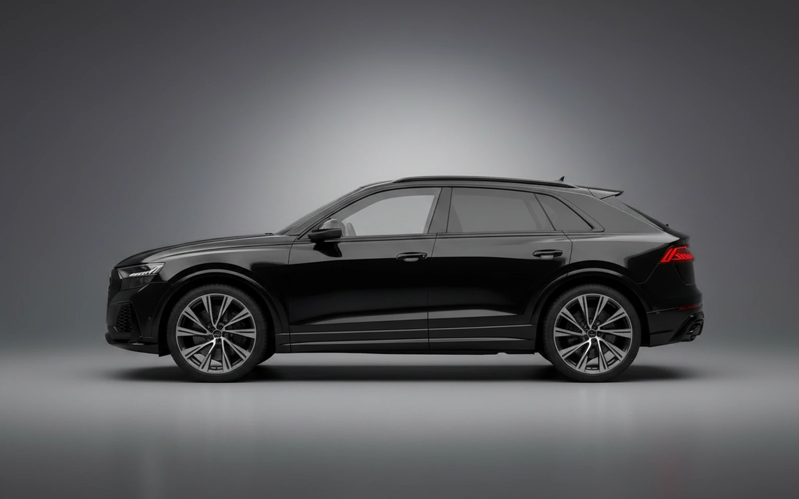 Audi RSQ8 Black 2023 — exterior rear view