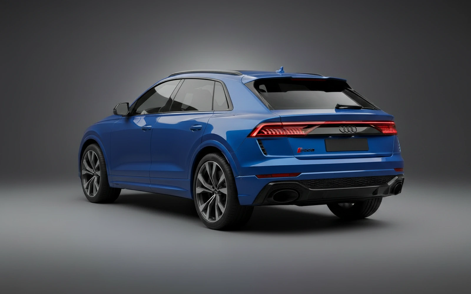 Audi RSQ8 Azul 2023 — interior dashboard