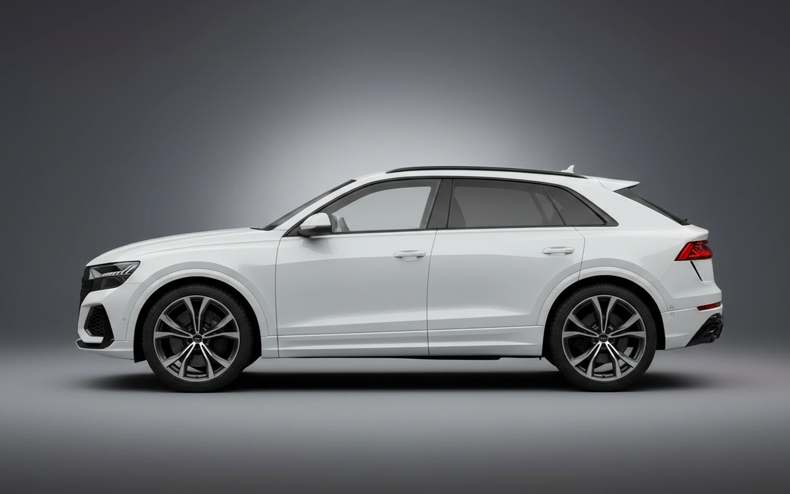 Audi RSQ8 White 2023 — exterior rear view