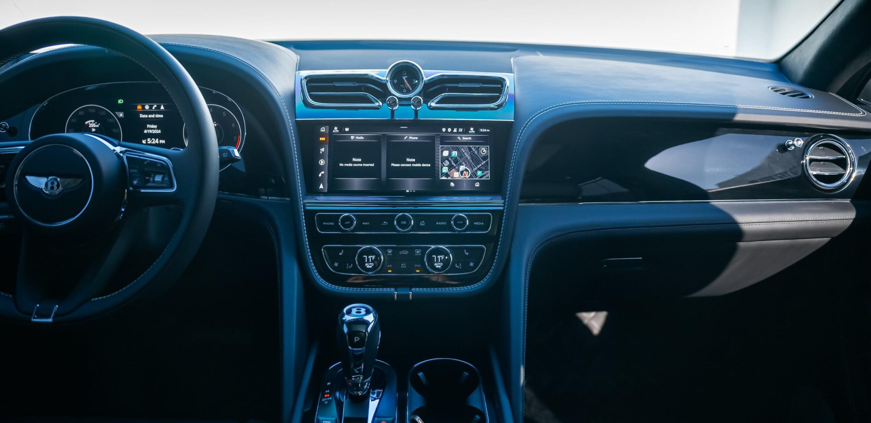 Bentley Bentayga Grey 2023 — exterior rear view