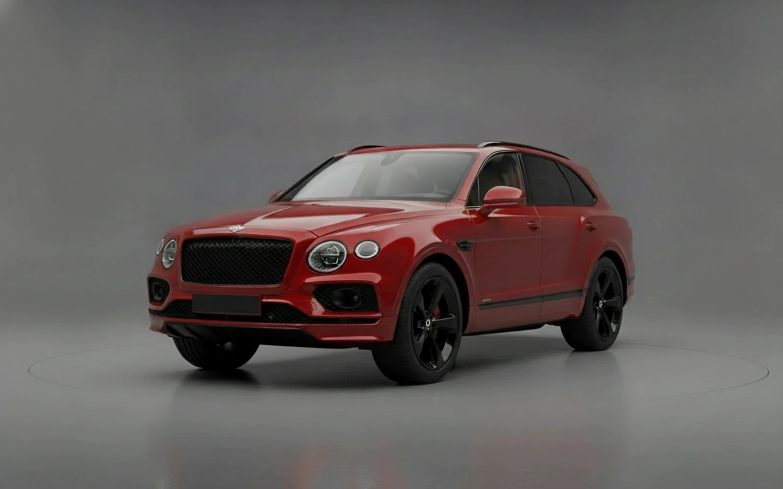 Bentley Bentayga Speed Black Red 2022 for rent in Miami — exterior photo