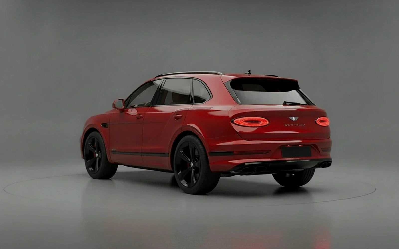 Bentley Bentayga Speed Black Red 2022 — interior dashboard