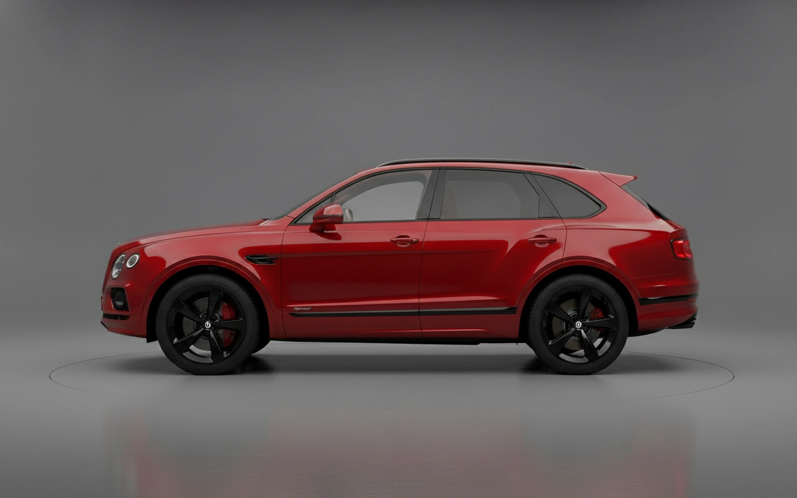 Bentley Bentayga Speed Black Red 2022 — exterior rear view