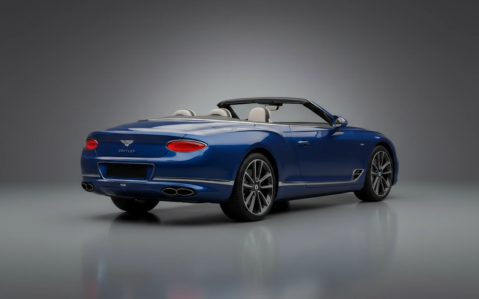 Bentley Continental GTC Blue 2022 — interior dashboard