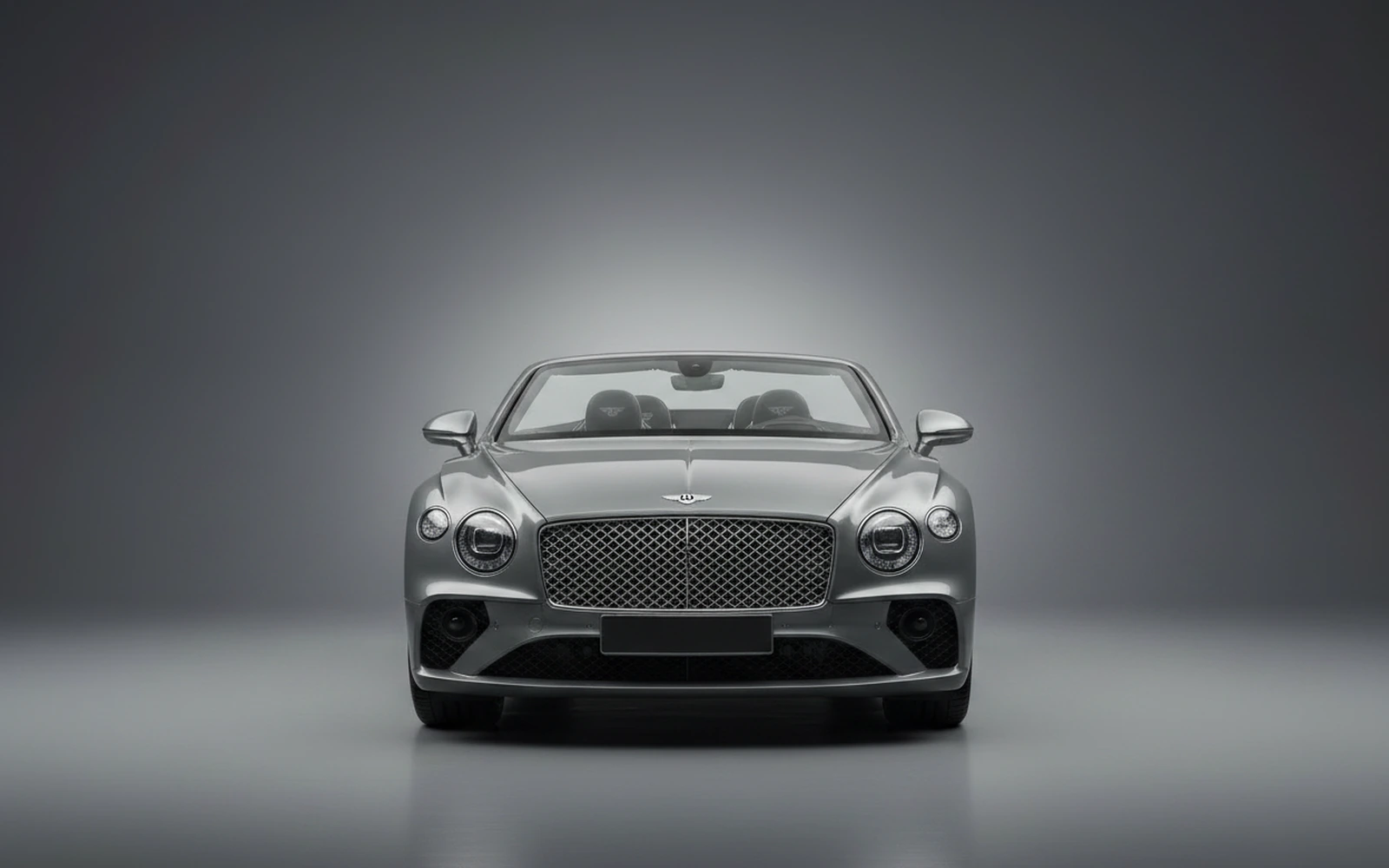Bentley Continental GTC Grey 2022 — exterior side view
