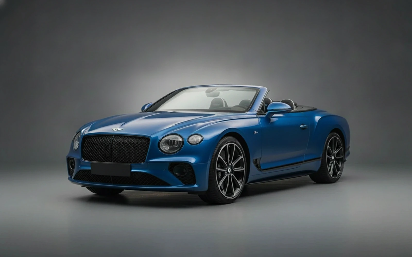 Bentley Continental GT Speed Edition W12 Convertible Blue 2022 for rent in Miami — exterior photo