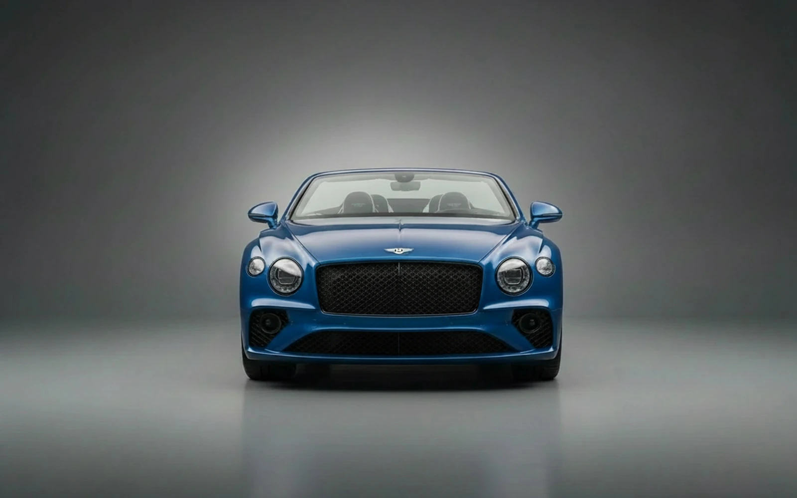 Bentley Continental GT Speed Edition W12 Convertible Blue 2022 — exterior side view