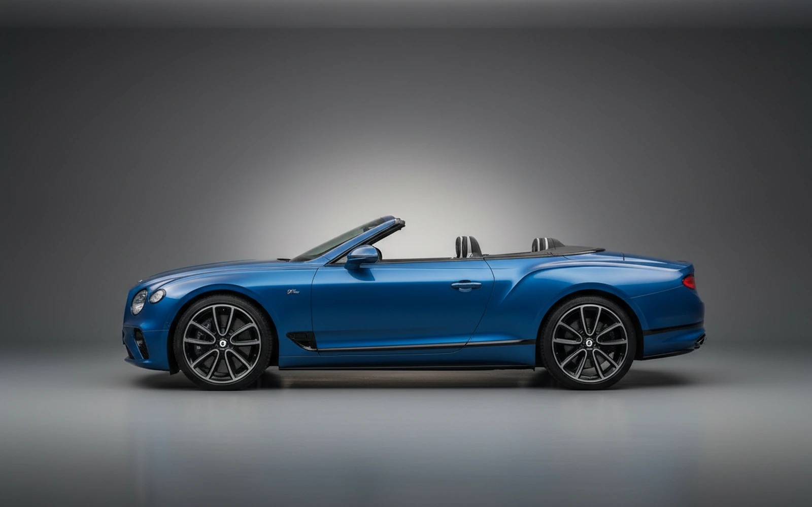 Bentley Continental GT Speed Edition W12 Convertible Blue 2022 — exterior rear view