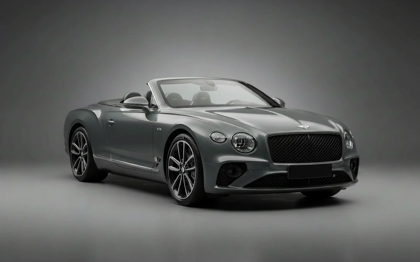 Bentley Continental Convertible Grey 2022 for rent in Miami — exterior photo