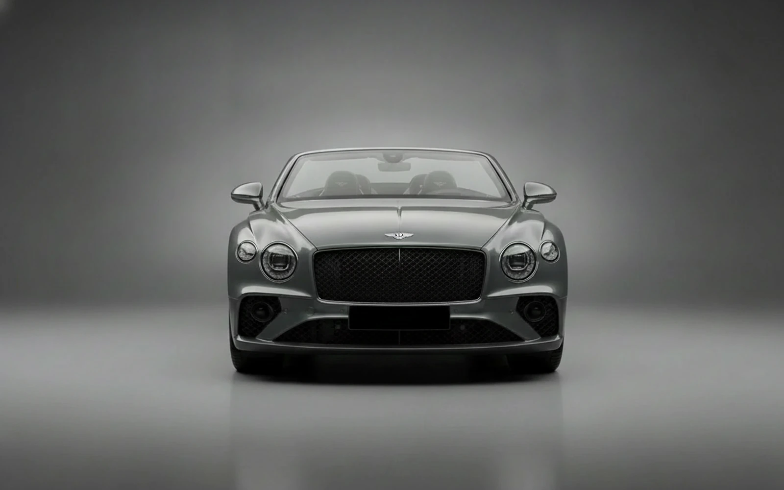 Bentley Continental Convertible Grey 2022 — exterior side view