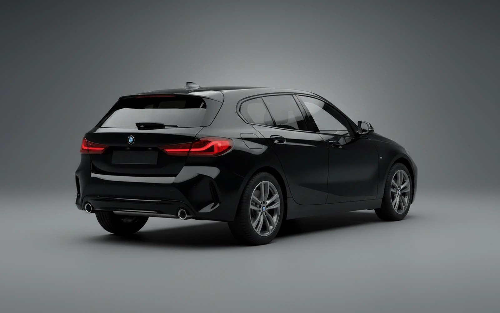 BMW 118i Black 2025 — interior dashboard
