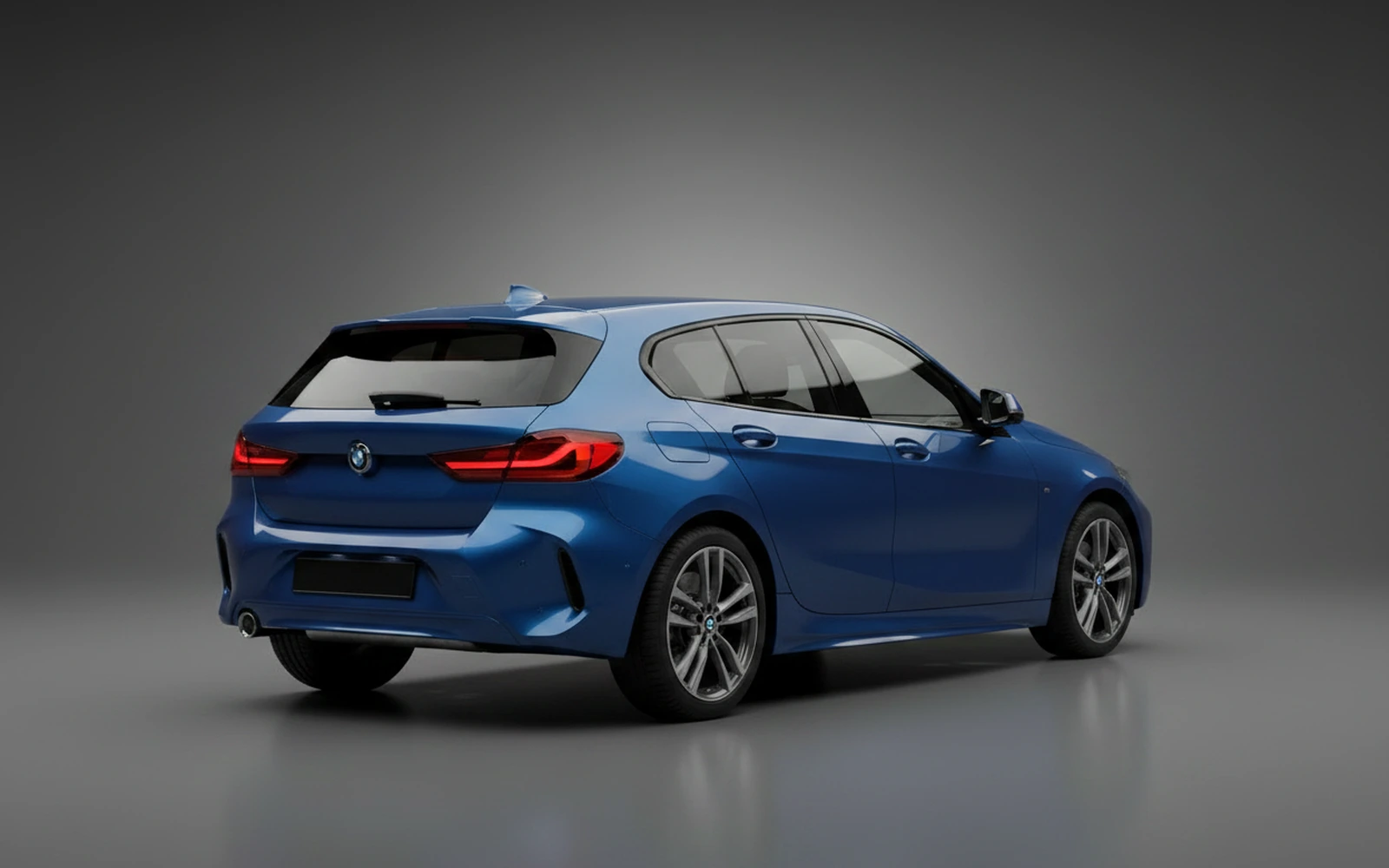 BMW 118i Blue 2025 — interior dashboard