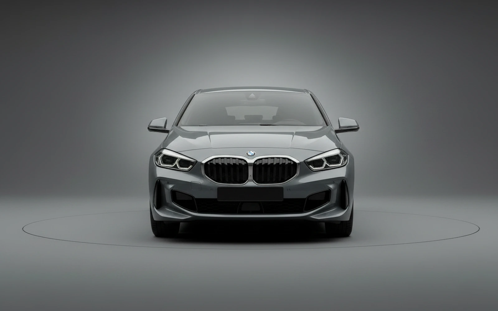 BMW 118i Gris 2025 — exterior side view