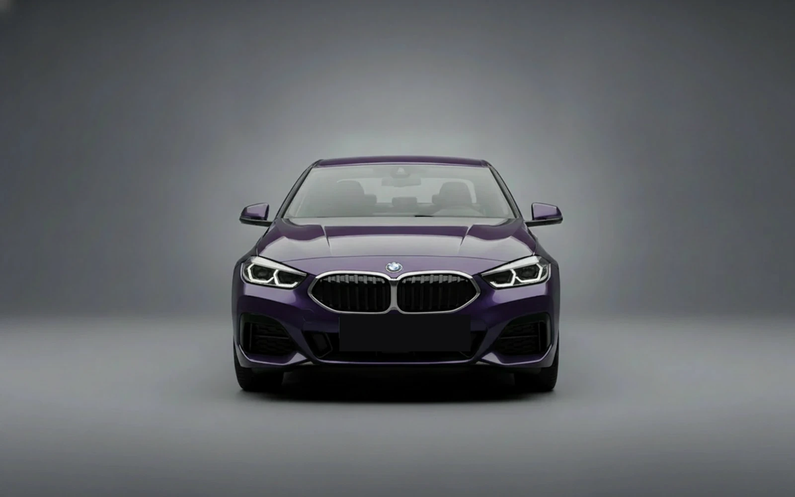 BMW 218i Purple 2025 — exterior side view