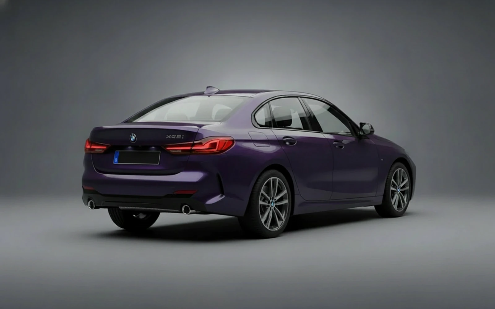 BMW 218i Purple 2025 — interior dashboard