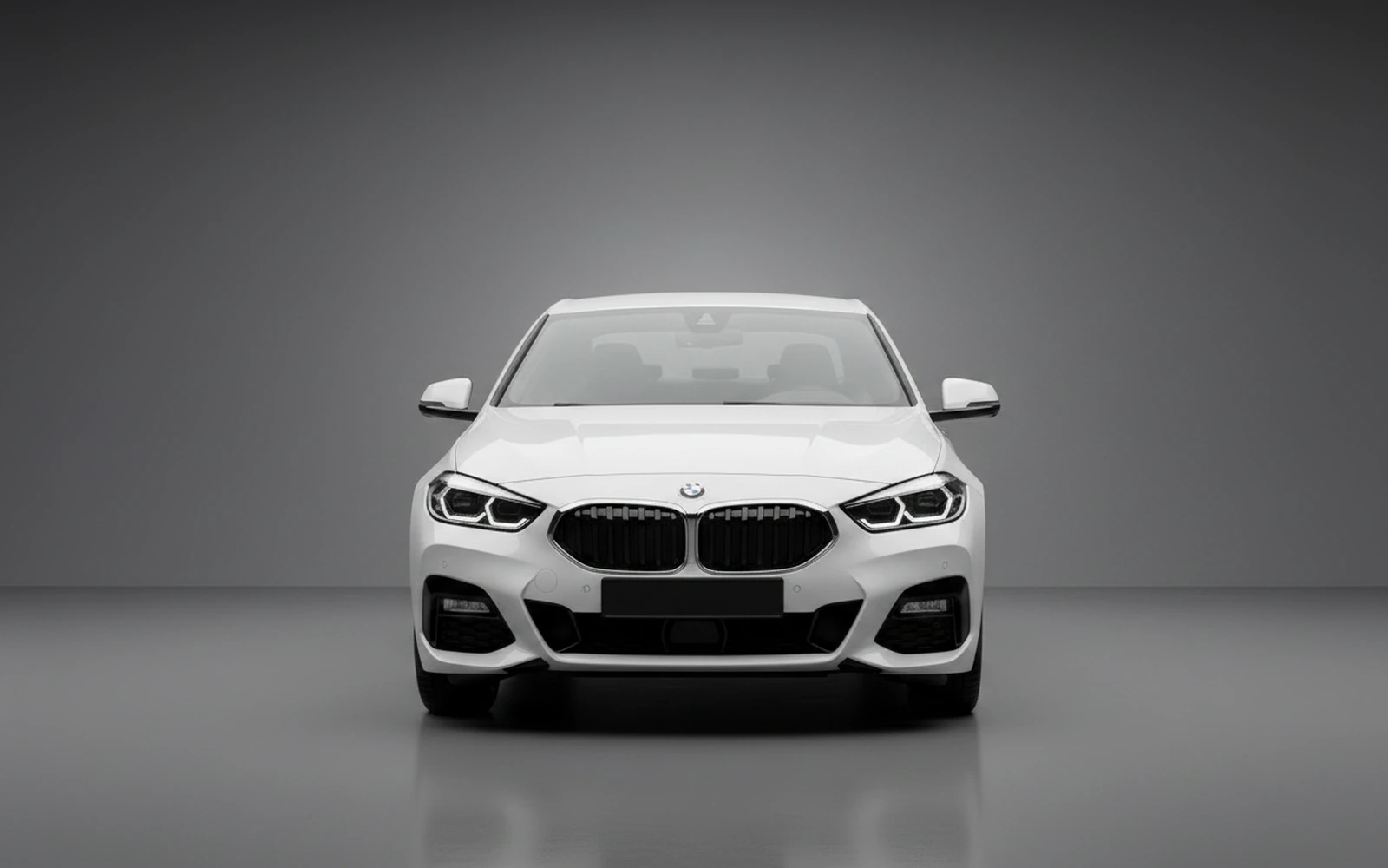 BMW 218i White 2025 — exterior side view