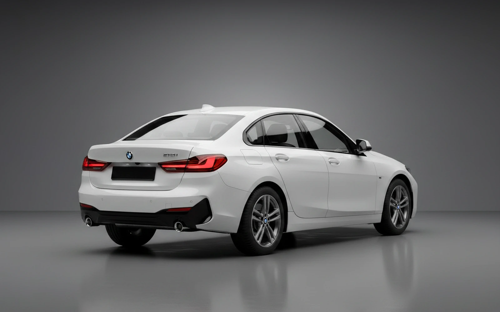 BMW 218i White 2025 — interior dashboard