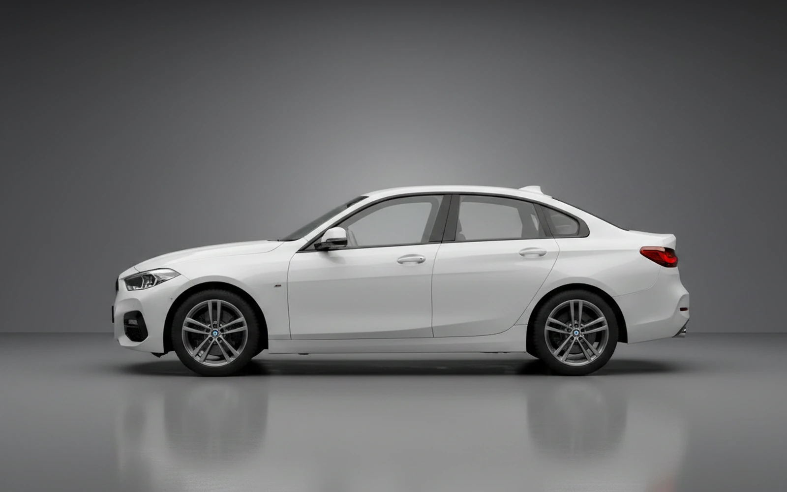 BMW 218i White 2025 — exterior rear view