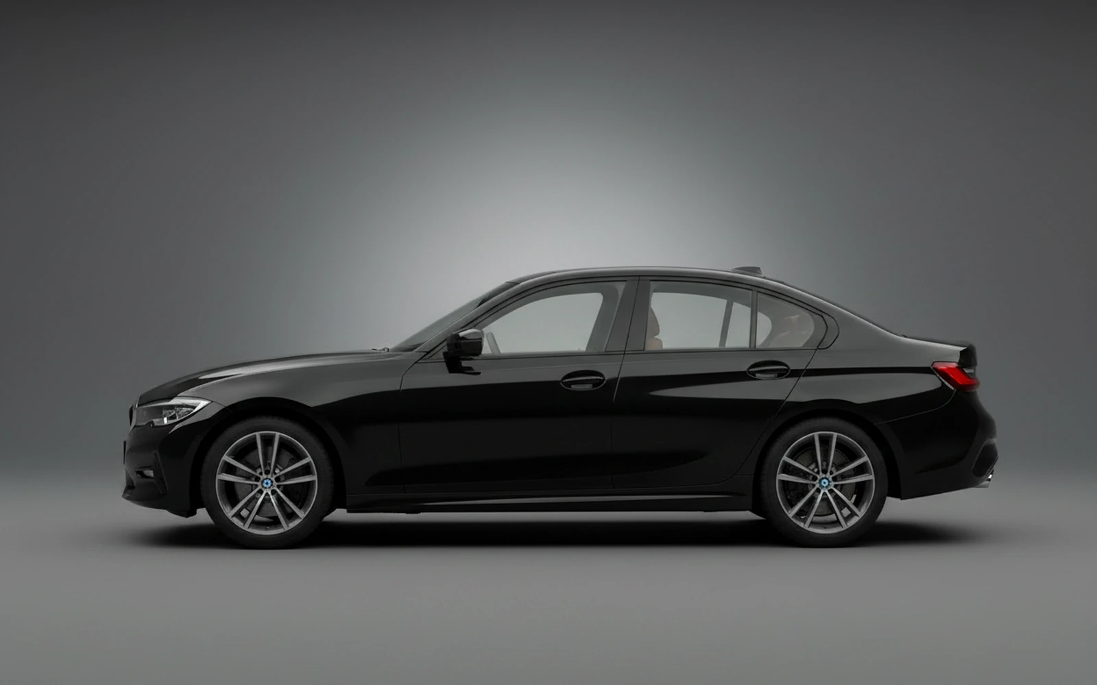 BMW 3 Series 330i Negro 2024 — exterior rear view