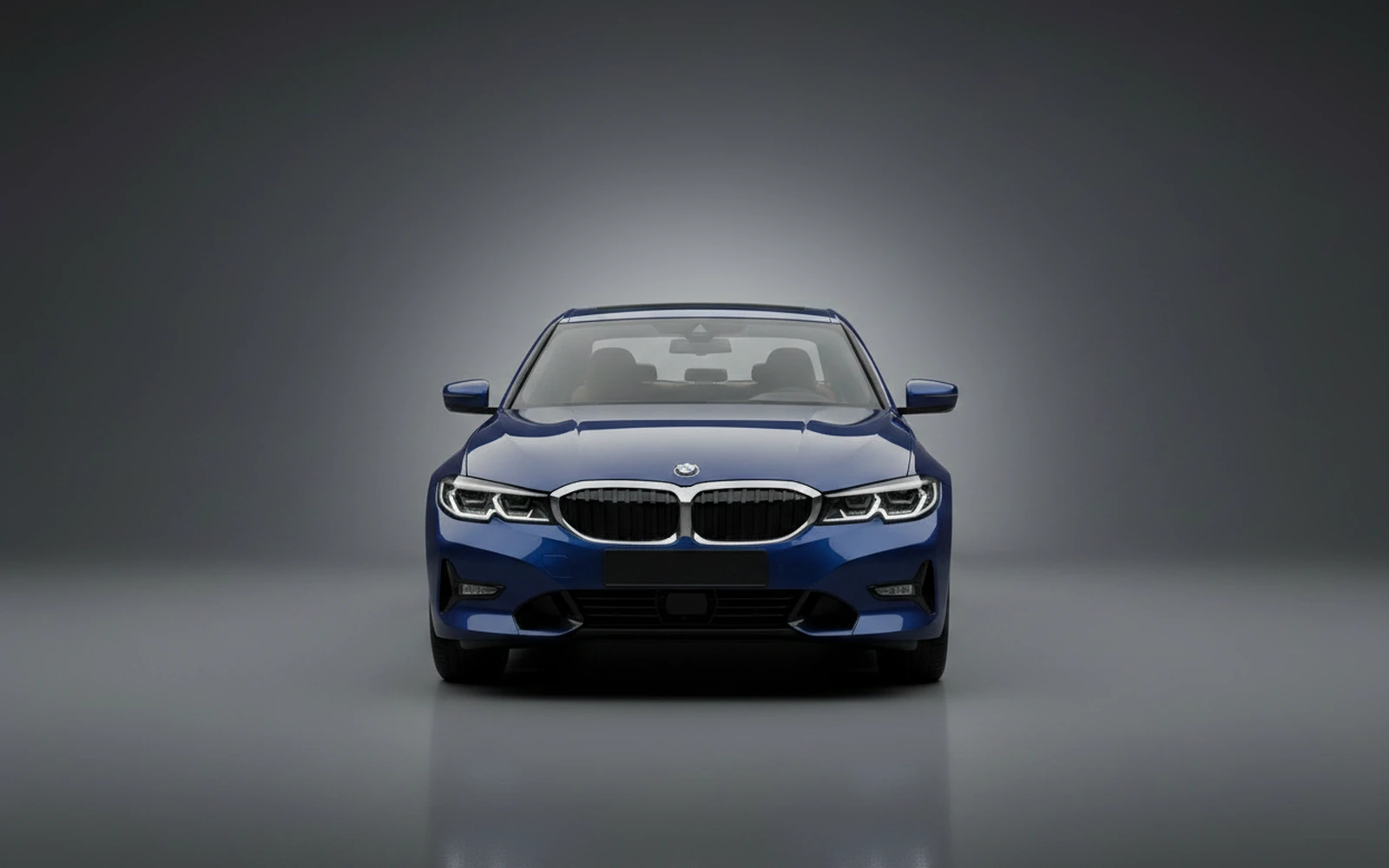 BMW 3 Series 330i Azul 2025 — exterior side view