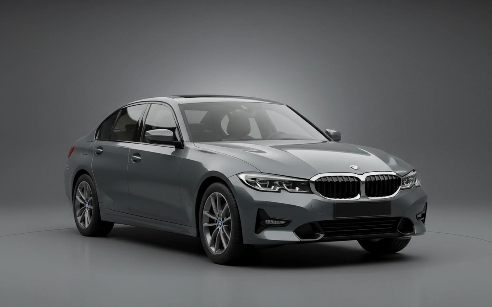 BMW 3 Series 330i Grey 2025 for rent in Miami — exterior photo
