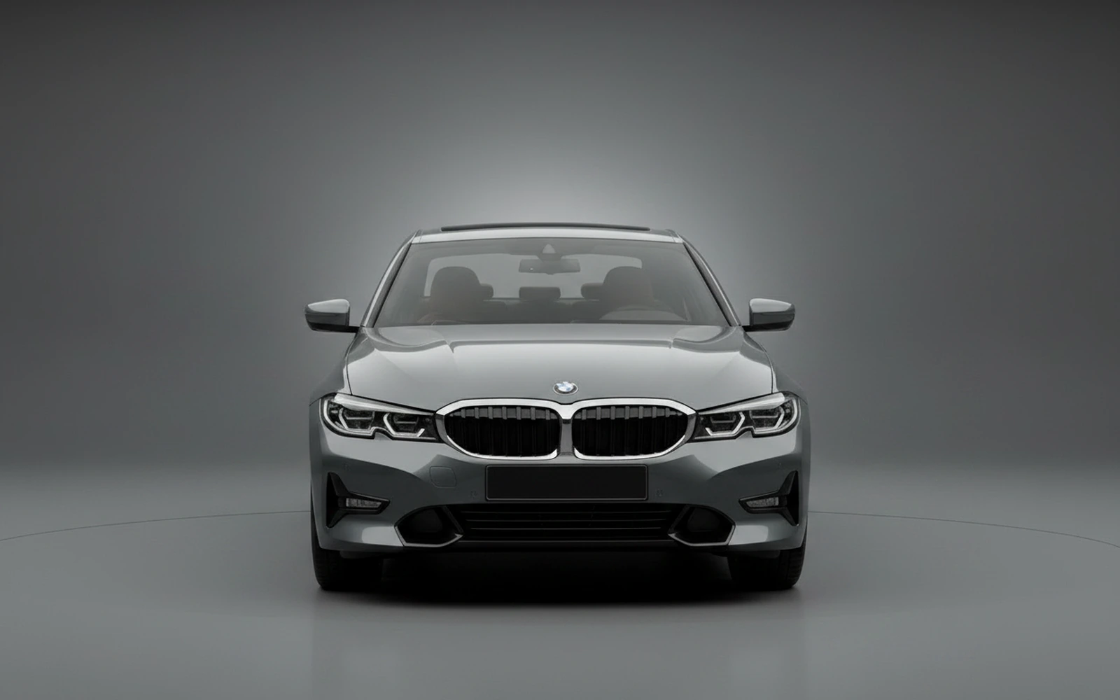 BMW 3 Series 330i Grey 2025 — exterior side view
