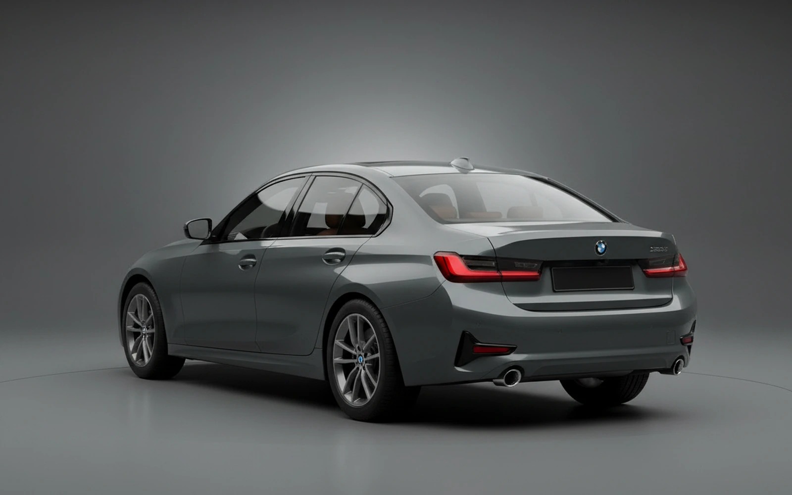 BMW 3 Series 330i Grey 2025 — interior dashboard