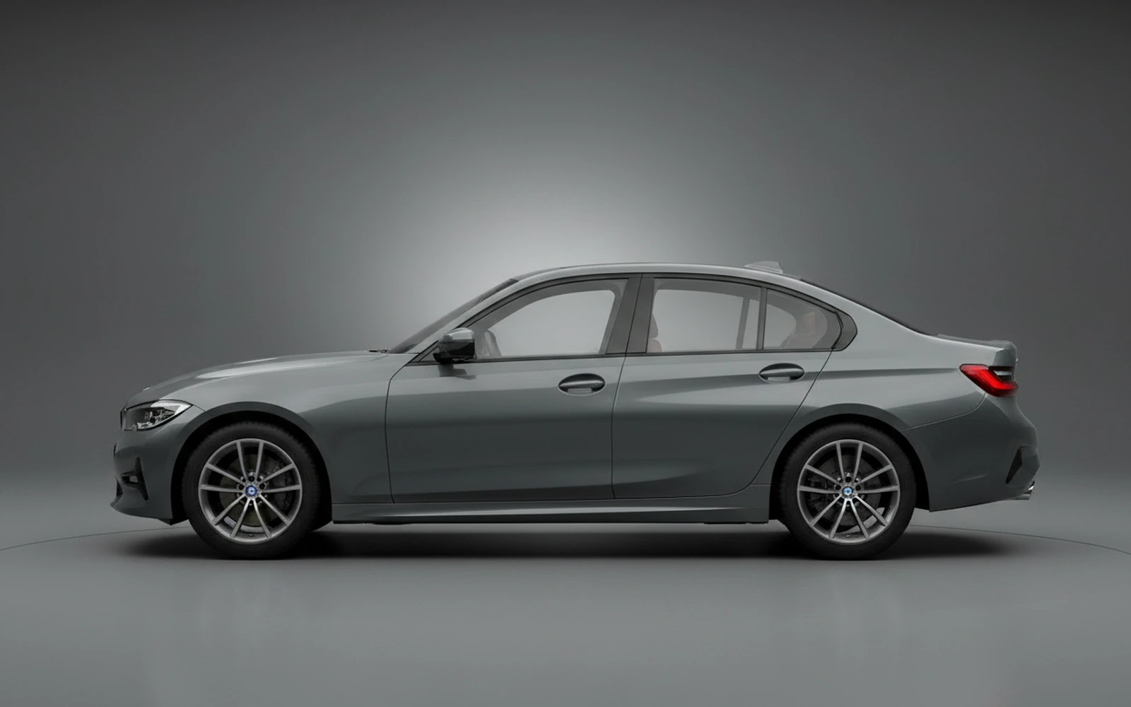 BMW 3 Series 330i Grey 2025 — exterior rear view