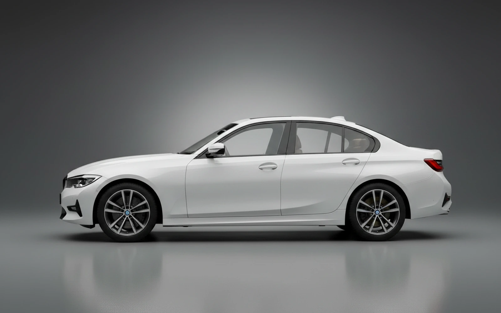 BMW 3 Series 330i Blanco 2025 — exterior rear view