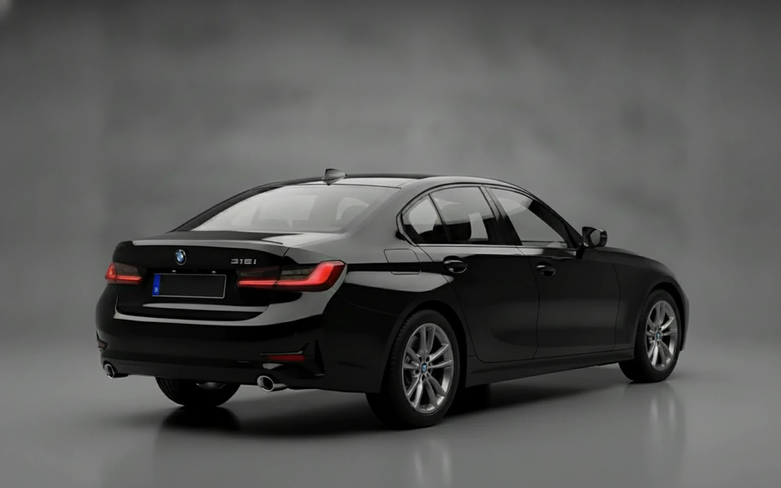BMW 318i Black 2025 — interior dashboard