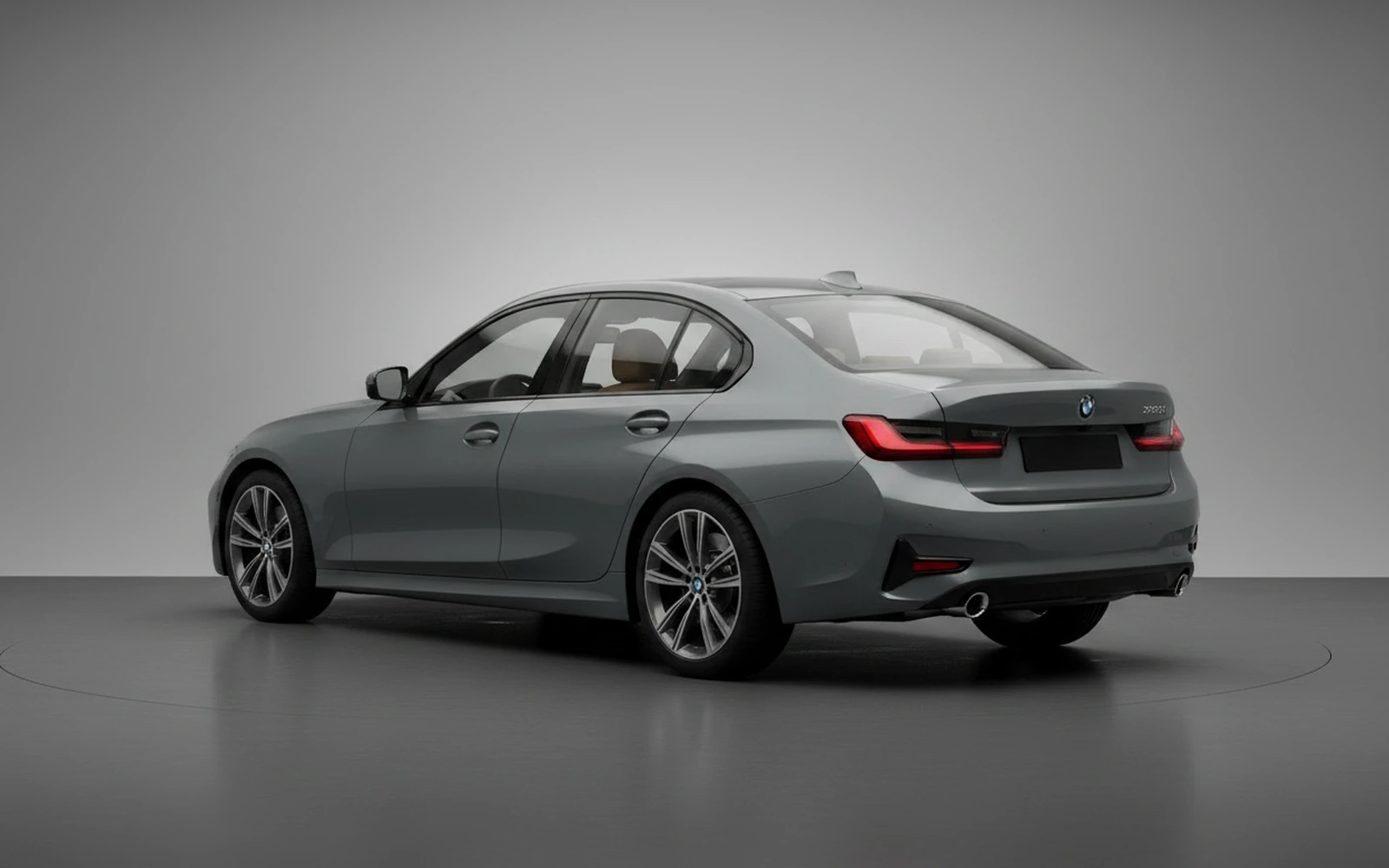 BMW 320 Gris 2024 — interior dashboard
