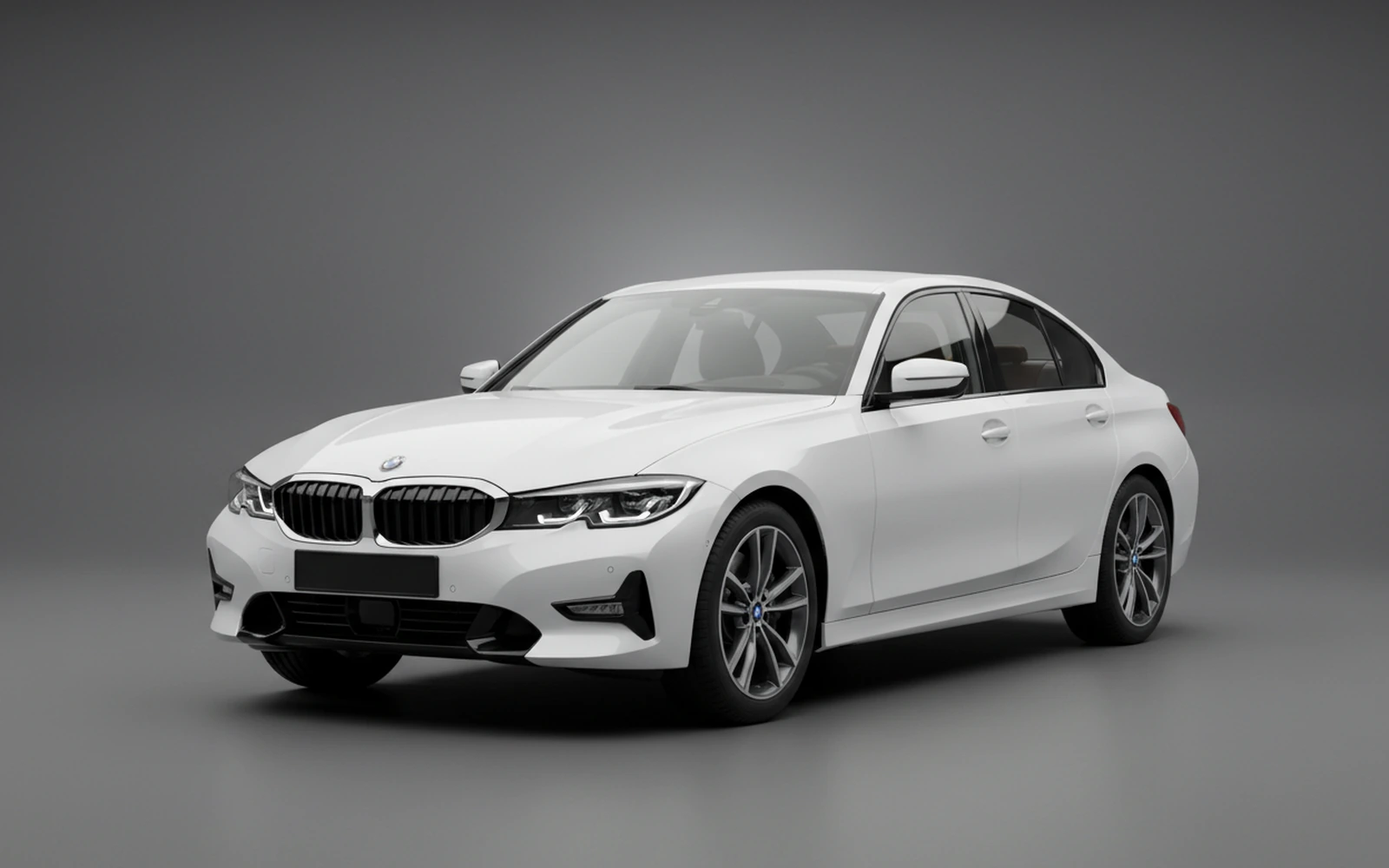 BMW 320 Blanco 2024 for rent in Miami — exterior front view
