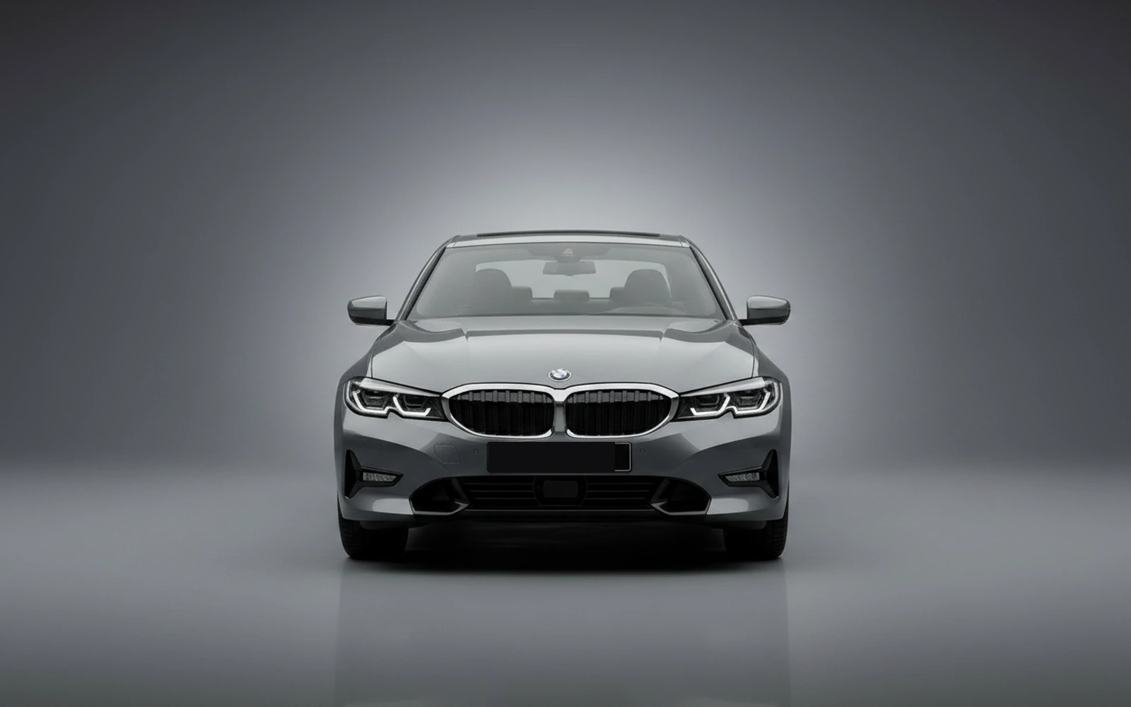BMW 330 Grey 2024 — exterior side view