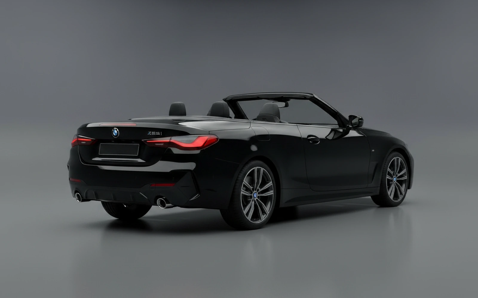 BMW 4 Series 430i Convertible Black 2025 — interior dashboard