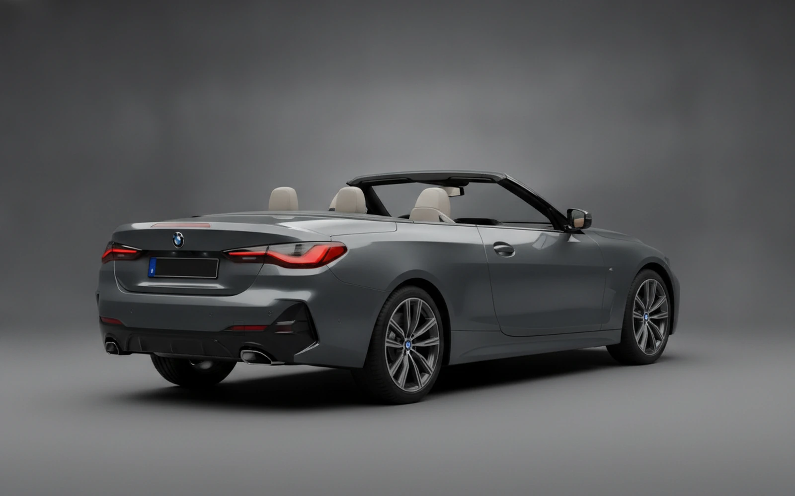 BMW 4 Series 430i Convertible Grey 2024 — interior dashboard