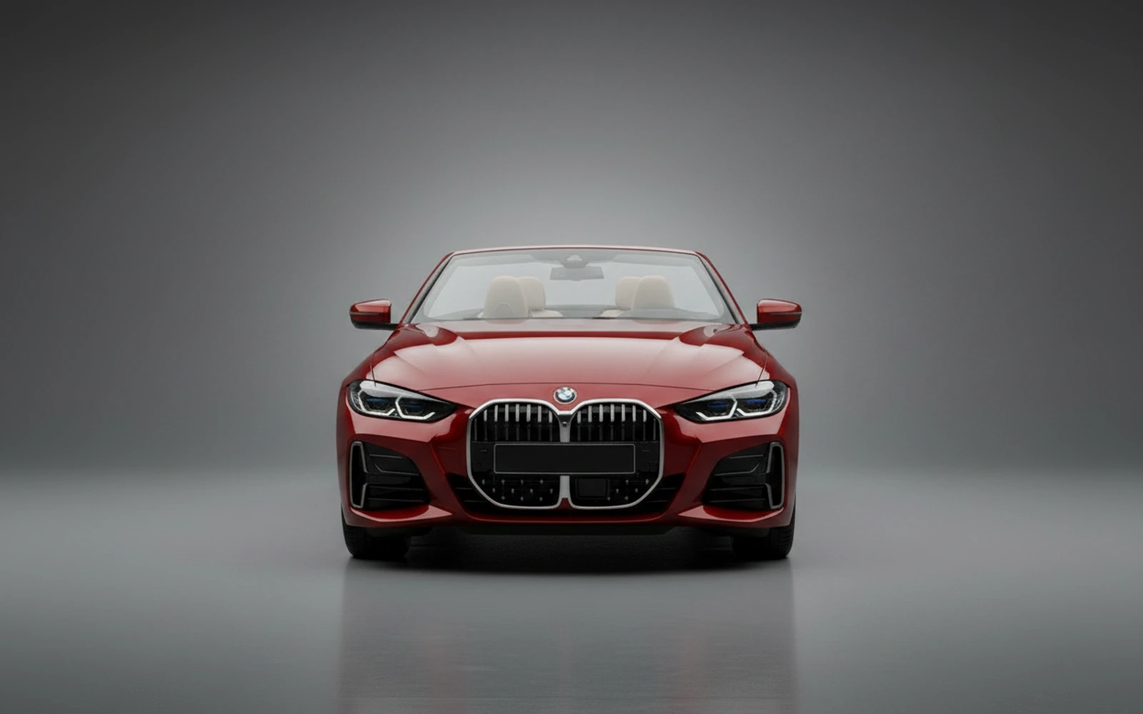 BMW 4 Series 430i Convertible Rojo 2025 — exterior side view
