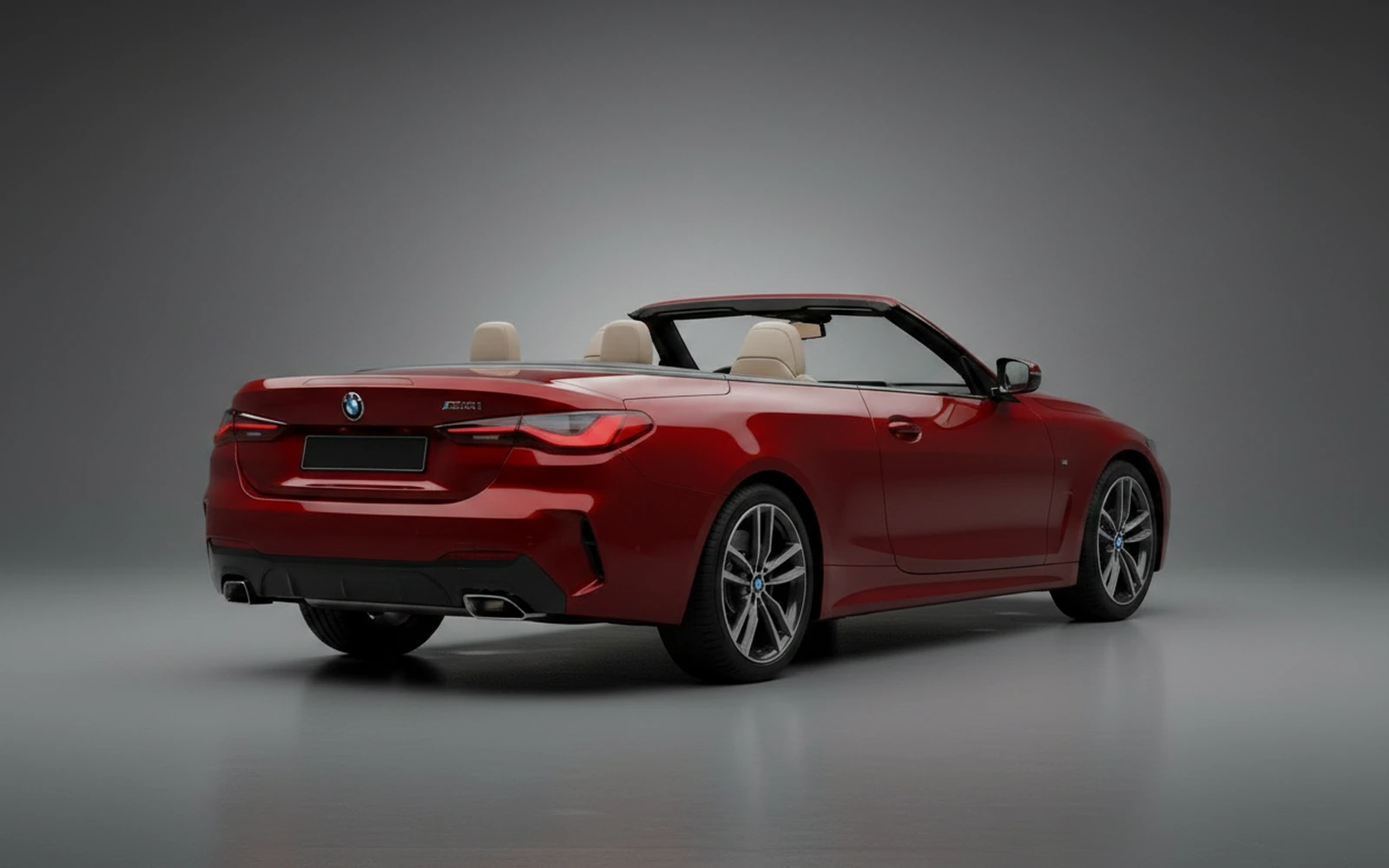 BMW 4 Series 430i Convertible Rojo 2025 — interior dashboard