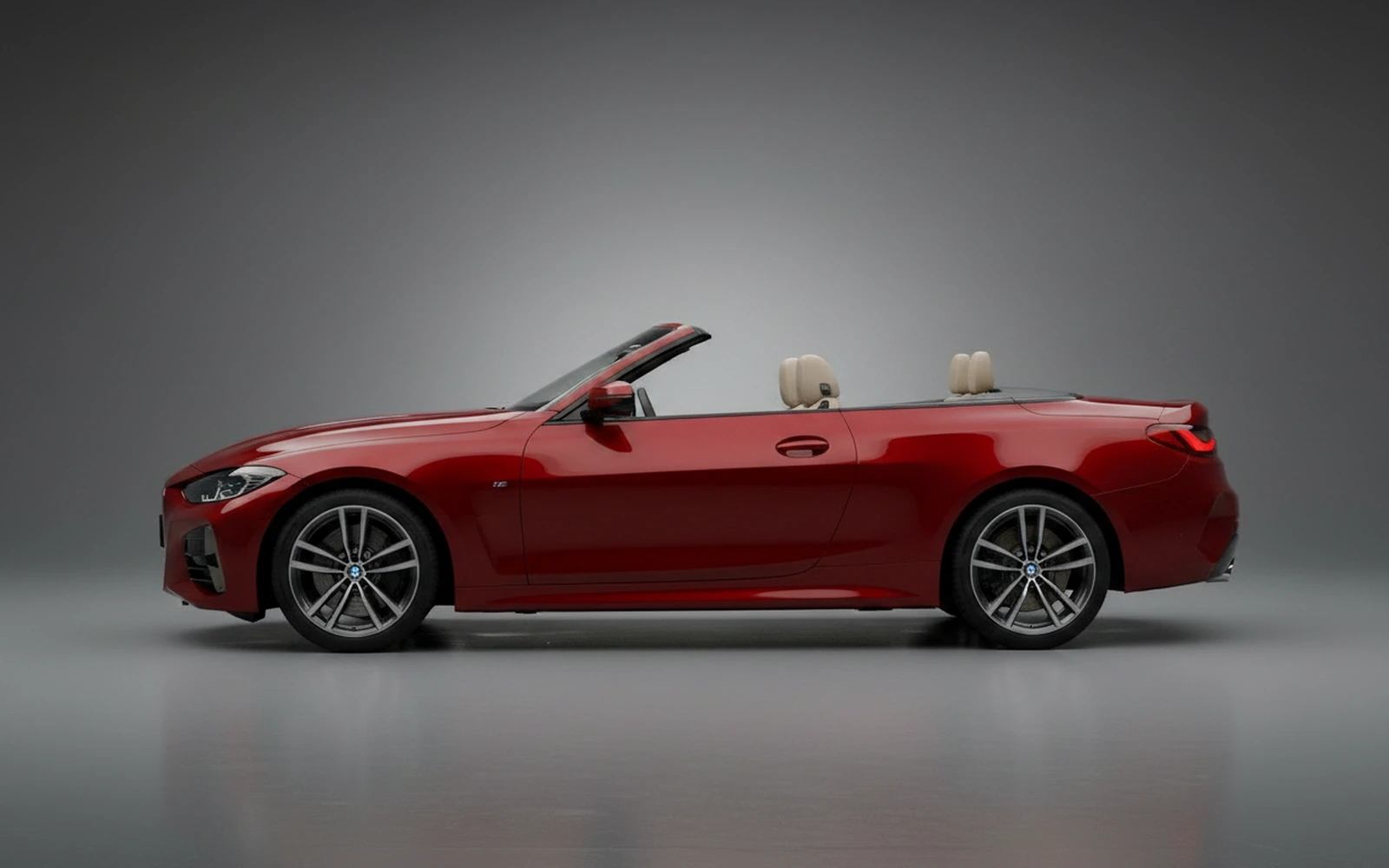 BMW 4 Series 430i Convertible Rojo 2025 — exterior rear view