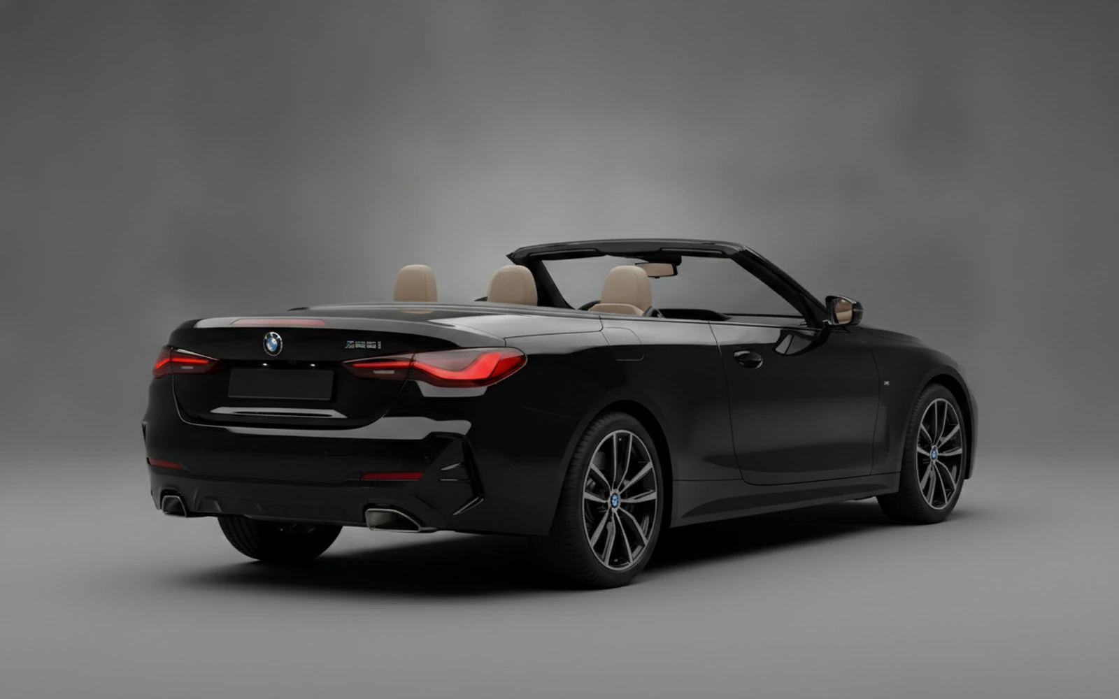 BMW 420 Convertible Black 2021 — interior dashboard